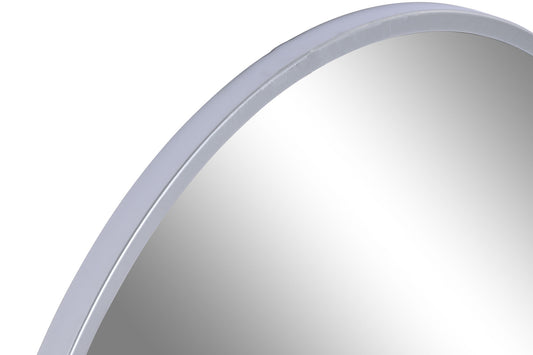 Espejo Redondo de Metal Plata - “Alice” - Ø60cm