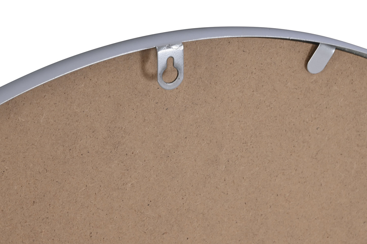 Espejo Redondo de Metal Plata - “Alice” - Ø60cm