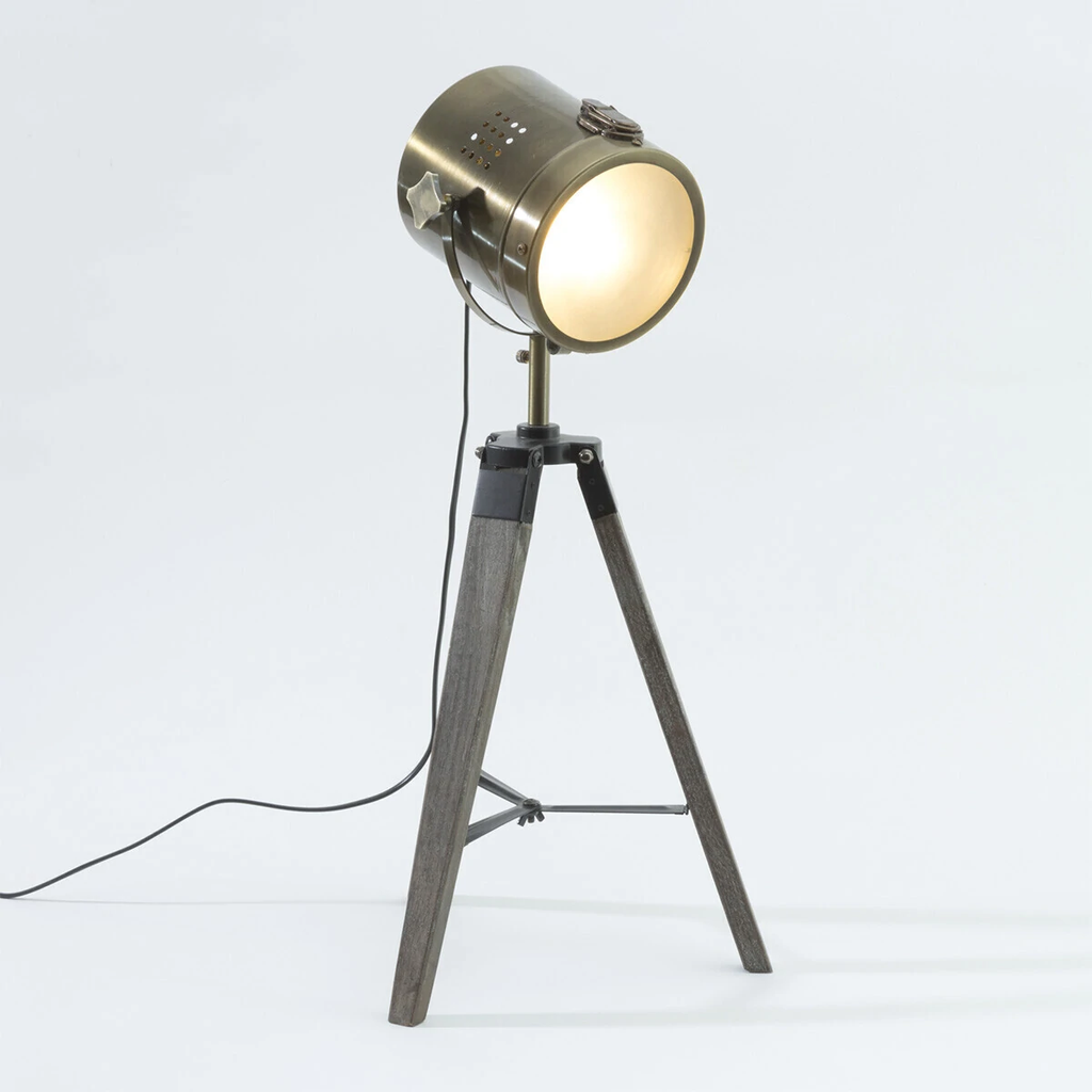 Lámpara Trípode Industrial “Cinema” - Bronce-ivvidek