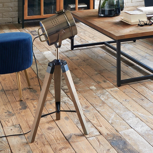 Lámpara Trípode Industrial “Cinema” - Bronce-ivvidek