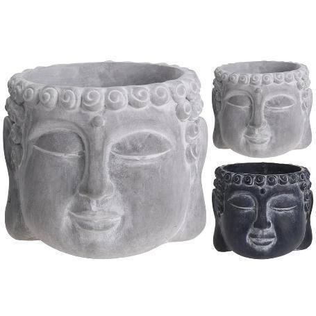 Macetero Buda Cemento - 9x9cm-ivvidek