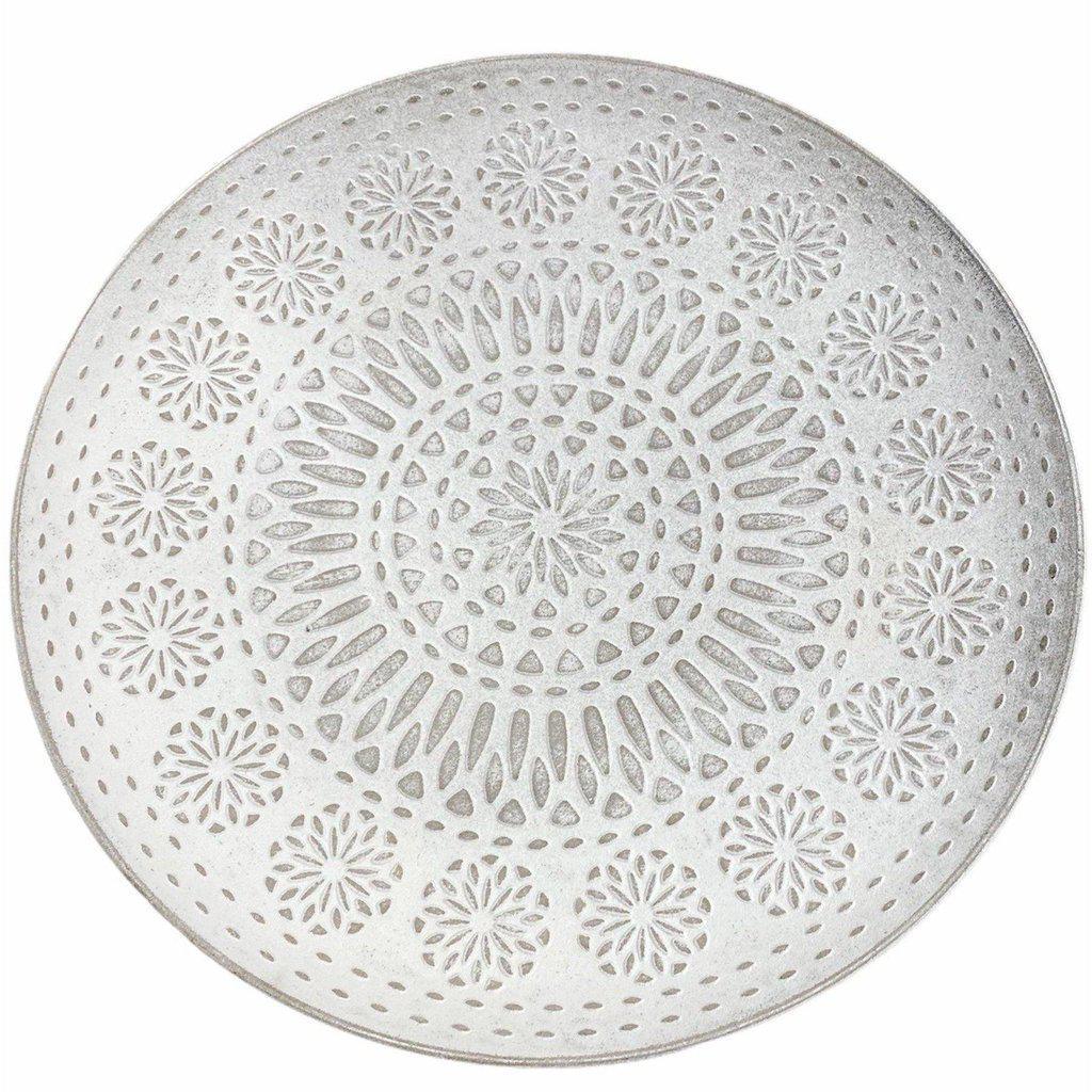 Mesa Auxiliar Mandala Blanco Envejecido-ivvidek