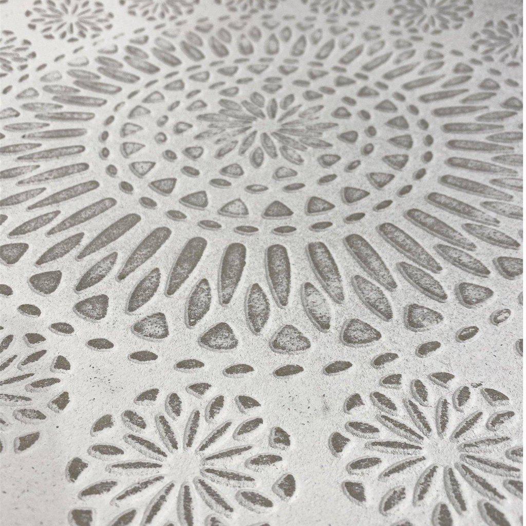 Mesa Auxiliar Mandala Blanco Envejecido-ivvidek