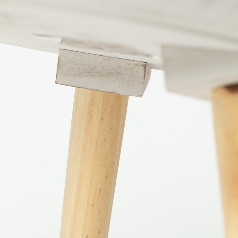 Mesa Auxiliar Mandala Blanco Envejecido-ivvidek