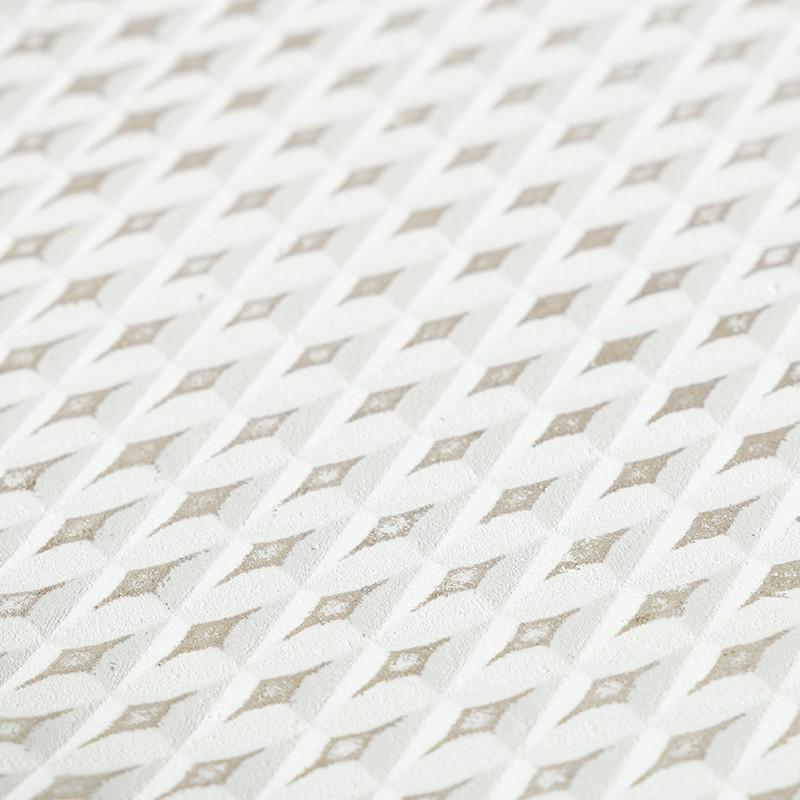 Mesa Auxiliar Rombos Blanco Envejecido-ivvidek