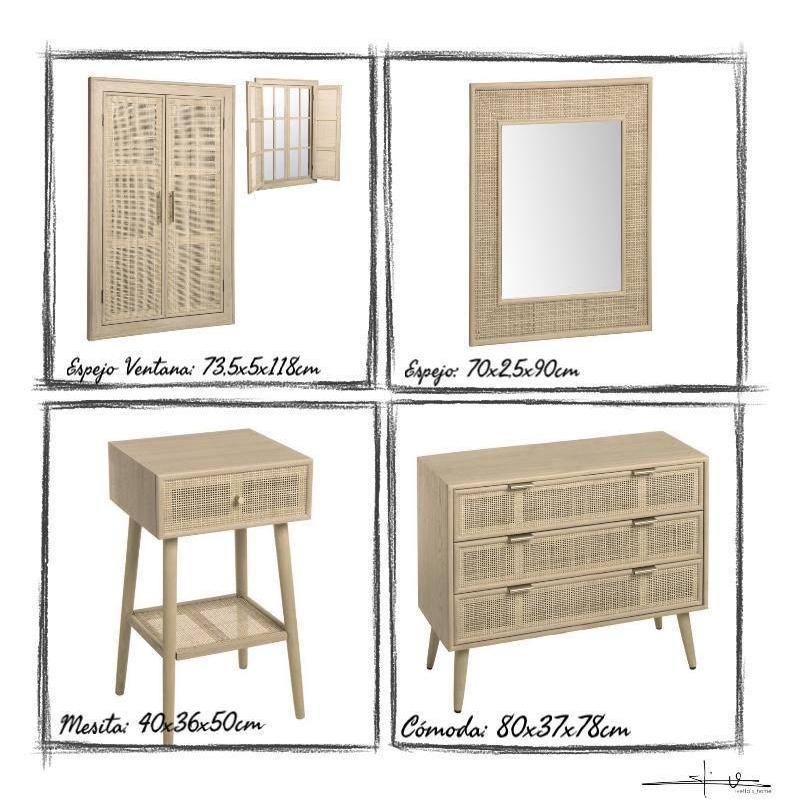 Mesita de Noche Ratán - “Natural Word”-ivvidek