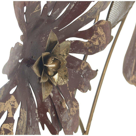 Mural Decorativo "Bordo" - 50 x 4 x 50cm-ivvidek