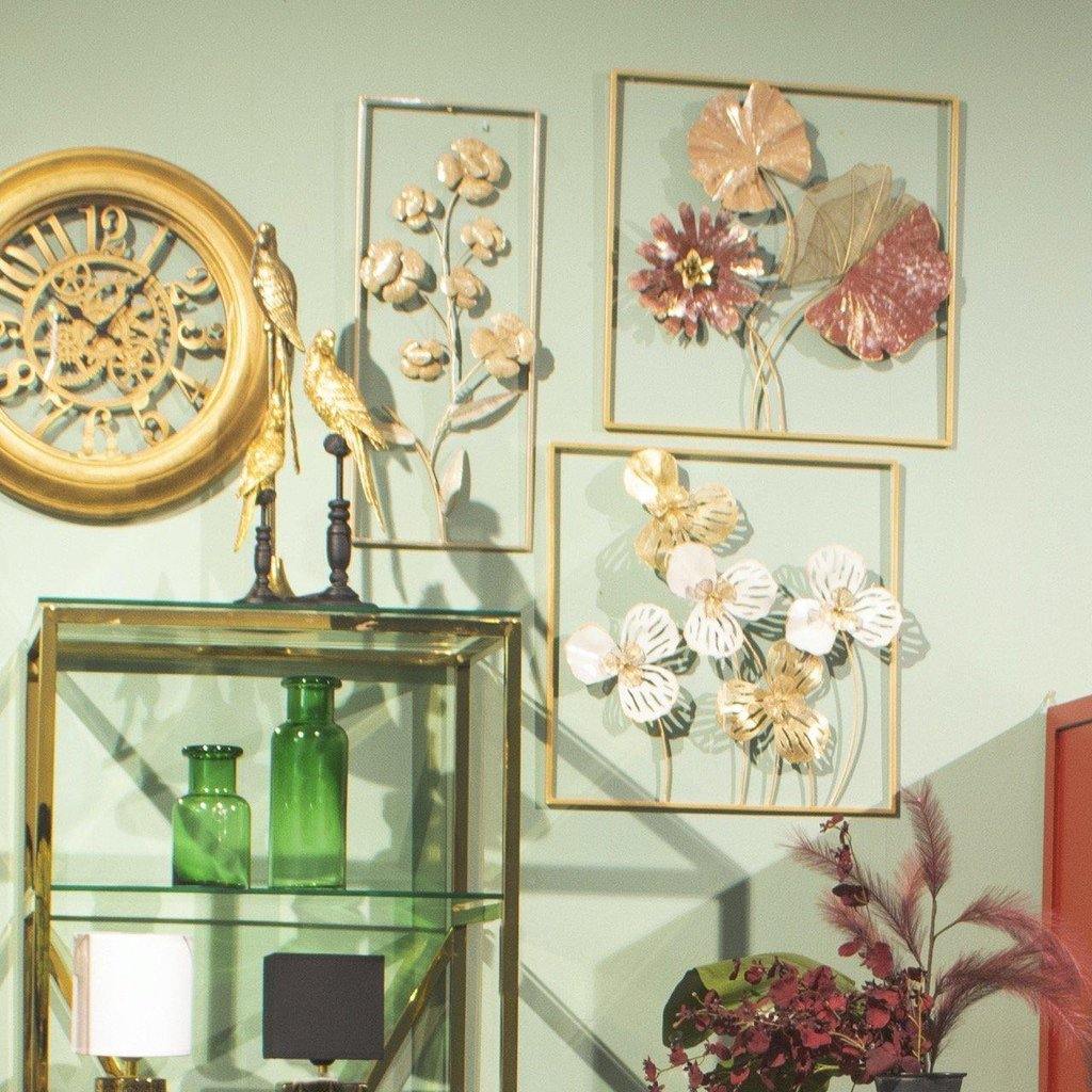 Mural Decorativo "Bordo" - 50 x 4 x 50cm-ivvidek