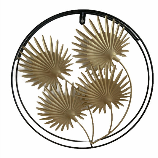 Mural Decorativo “Chic Flow” Dorado - Ø40cm-ivvidek