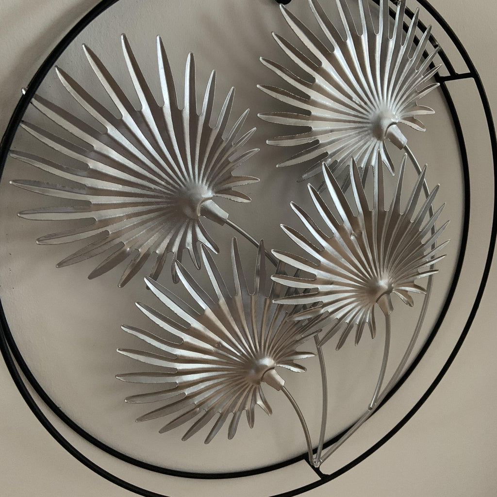 Mural Decorativo “Chic Flow” Plata - Ø40cm-ivvidek