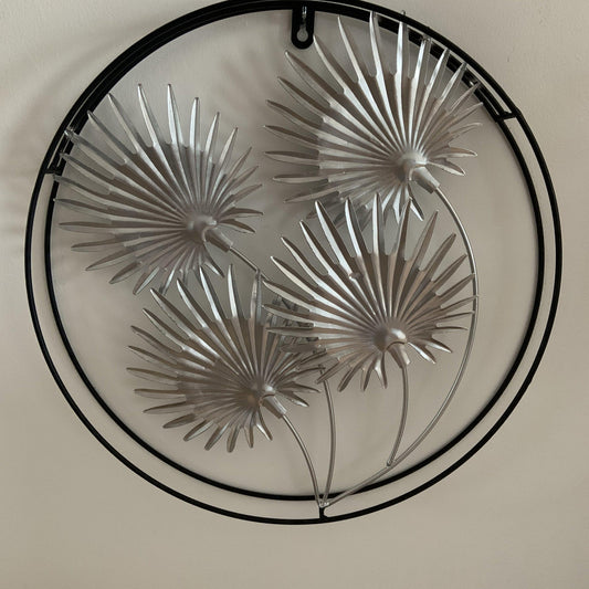 Mural Decorativo “Chic Flow” Plata - Ø40cm-ivvidek