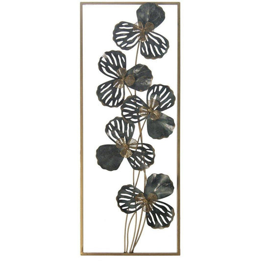 Mural Decorativo "FLOR" - 29 x 6 x 75cm-ivvidek