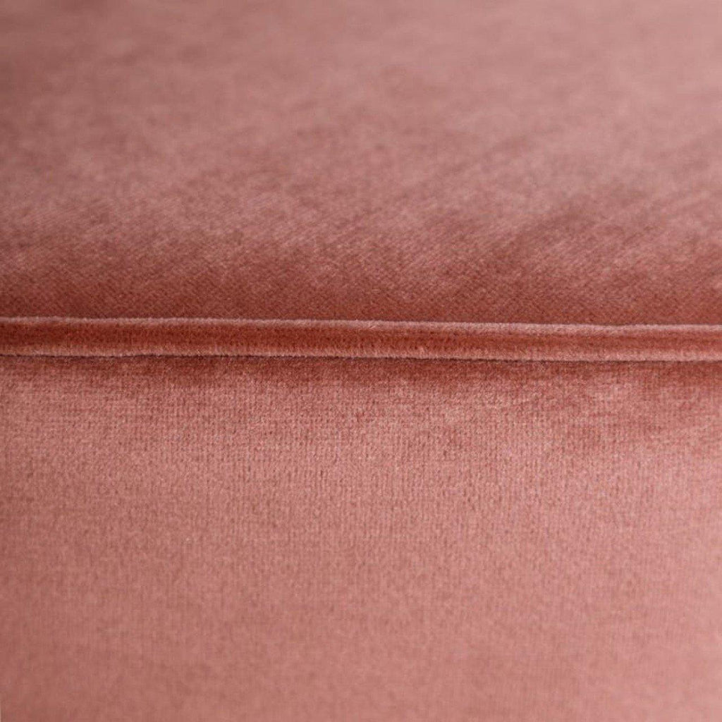 Puff de Terciopelo “Hex" Rosa Pastel - 41 x 42,50 x 40cm-ivvidek