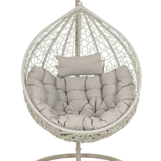 Sillón Colgante Balancín para Exterior - Gris-ivvidek