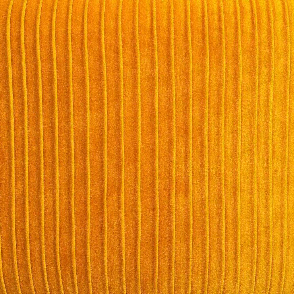 Sillón Mostaza "Solaro" de terciopelo-ivvidek