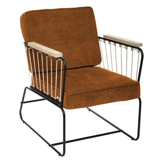 Sillón Terciopelo "Anzio" Ocre-ivvidek