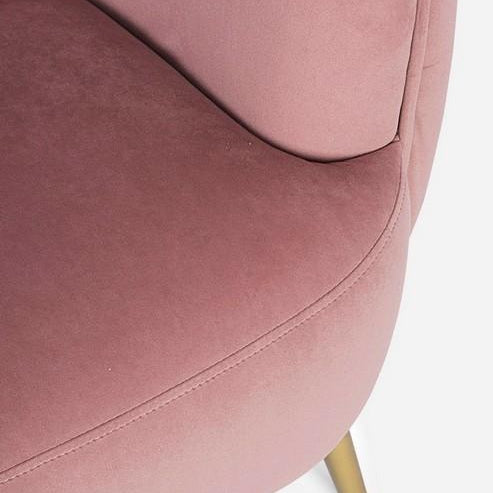 Sofá de Terciopelo Rosa Pastel - “Linsay”-ivvidek