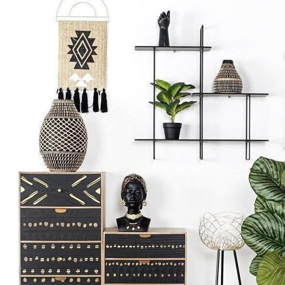 Tapiz de pared con Flecos de estilo Colonial - 28 x 67cm-ivvidek