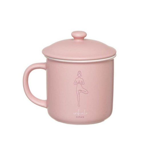 Taza / Mug Rosa "Yoga" - Infusiones-ivvidek