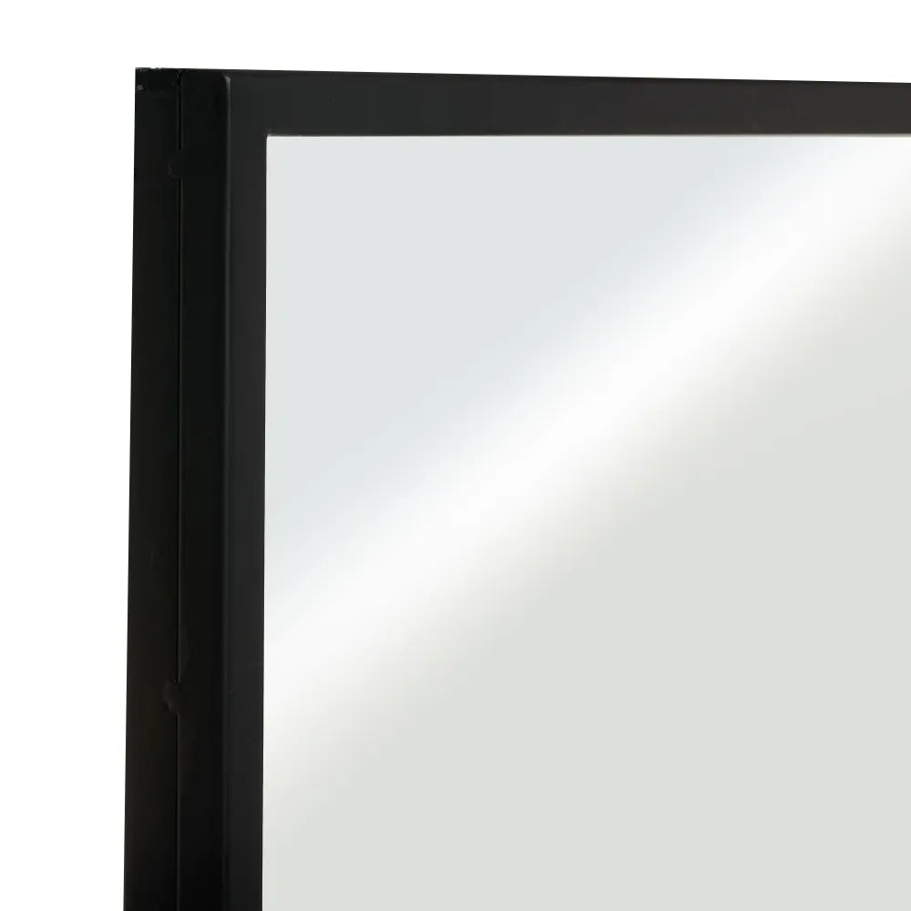 Espejo Ventana de Metal Negro "AXIA" - 120x90cm
