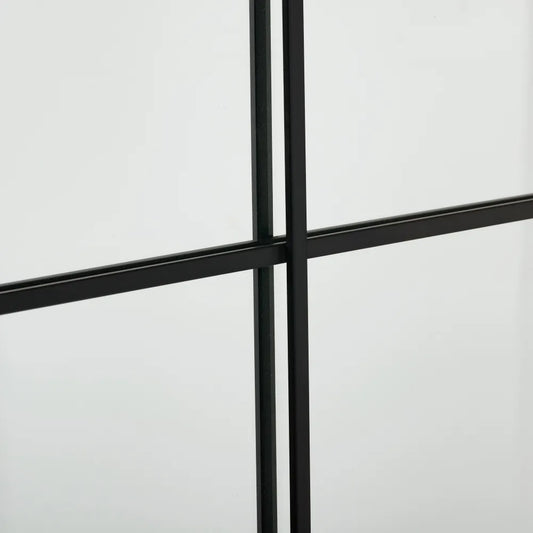 Espejo Ventana de Metal Negro "AXIA" - 120x90cm