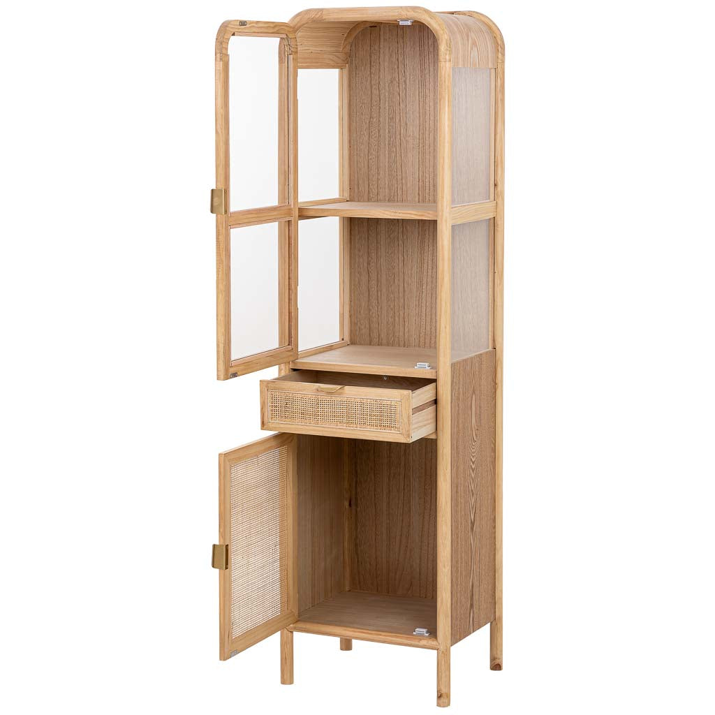 Vitrina de Madera y Ratán - "Nudo"