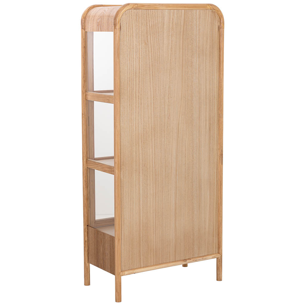 Vitrina de Madera y Ratán dos puertas - "Nudo"