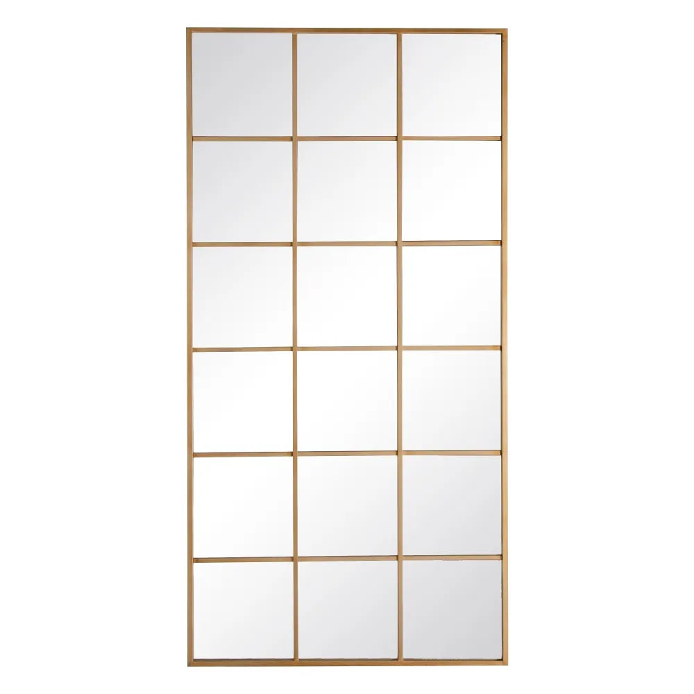 Espejo Ventana de Metal ORO "AXIA" - 180x90cm