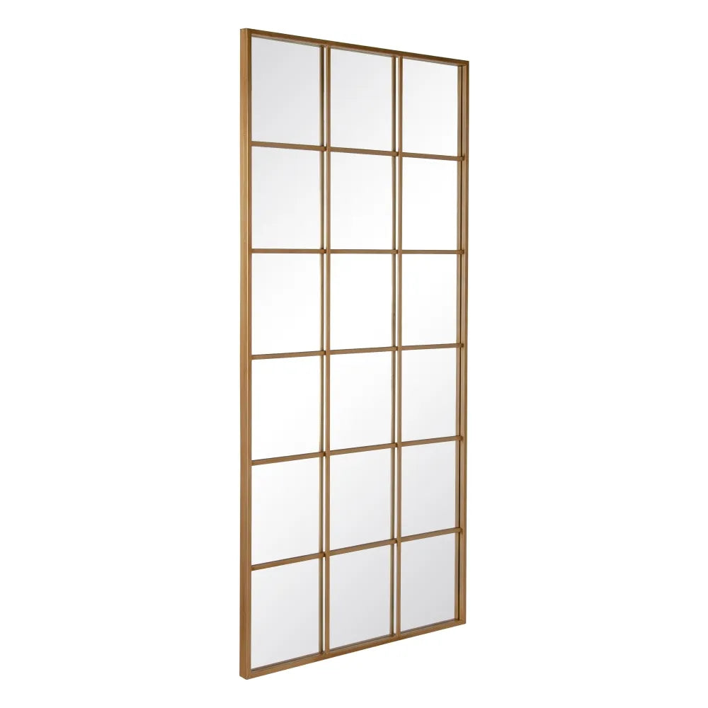 Espejo Ventana de Metal ORO "AXIA" - 180x90cm