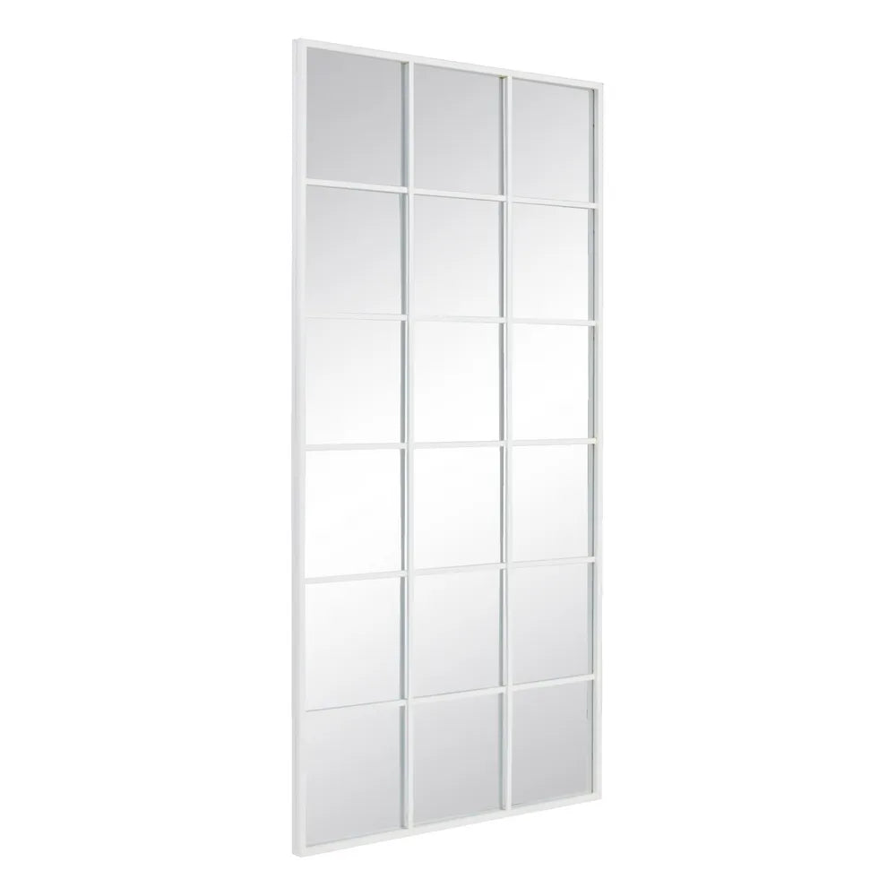 Espejo Ventana de Metal Blanco - “AXIA” - 180x90cm