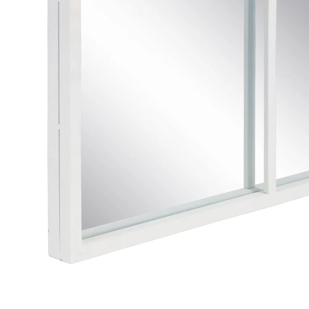 Espejo Ventana de Metal Blanco - “AXIA” - 180x90cm