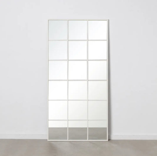 Espejo Ventana de Metal Blanco - “NOE” - 180x90cm