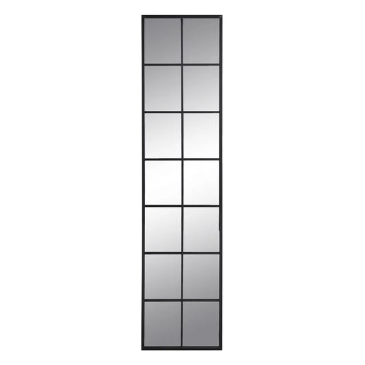 Espejo Ventana de Metal Negro "AXIA" - 40x170cm