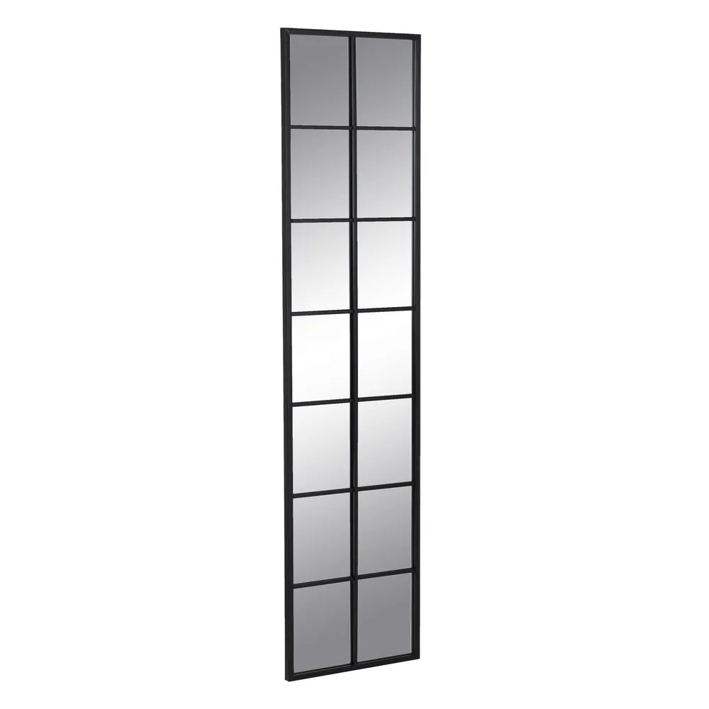 Espejo Ventana de Metal Negro "AXIA" - 40x170cm