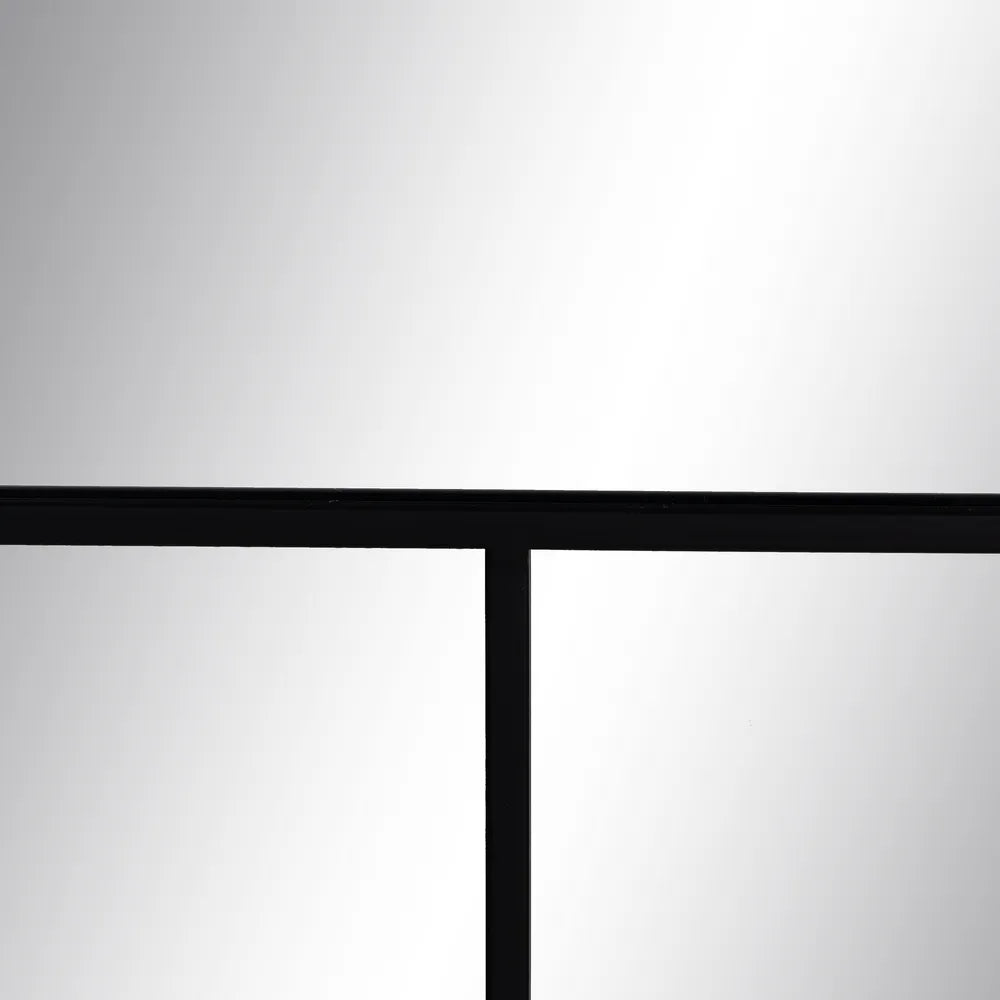 Espejo Ventana de Metal Negro "AXIA" - 60x90cm