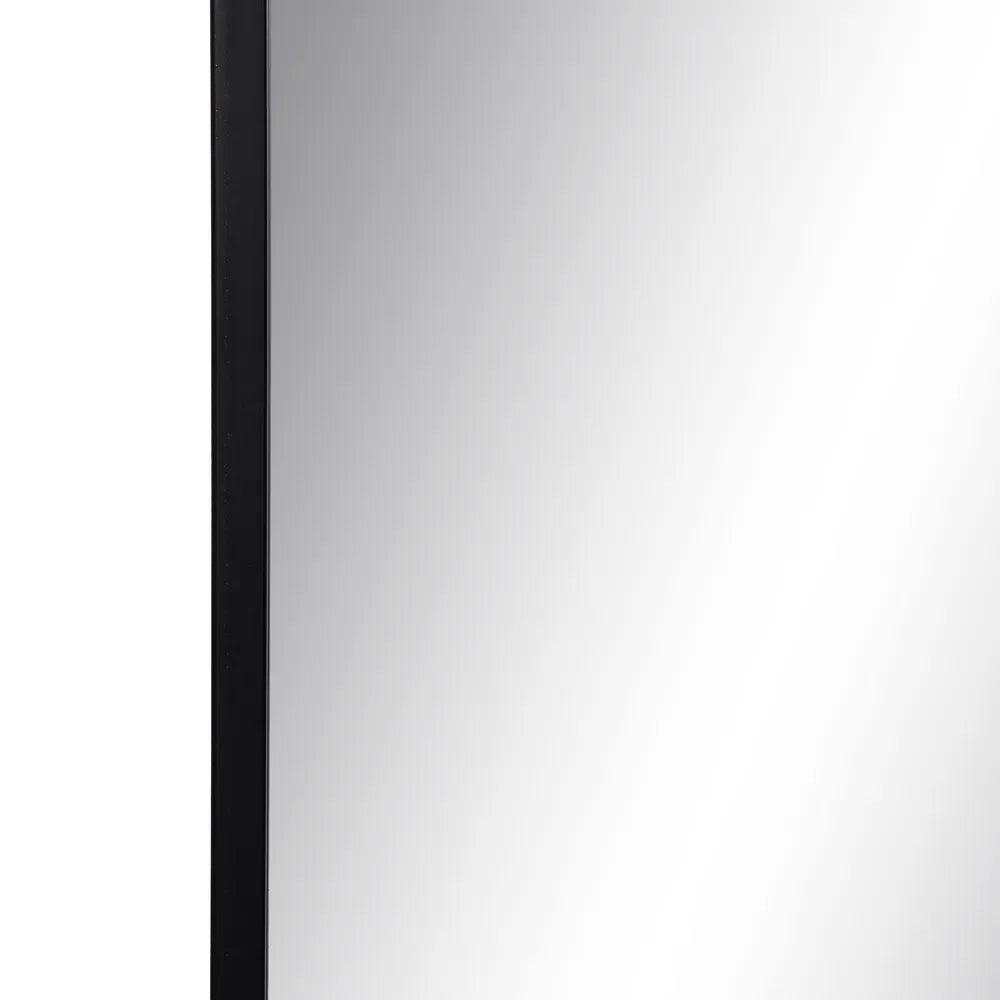 Espejo Ventana de Metal Negro "AXIA" - 90x90cm