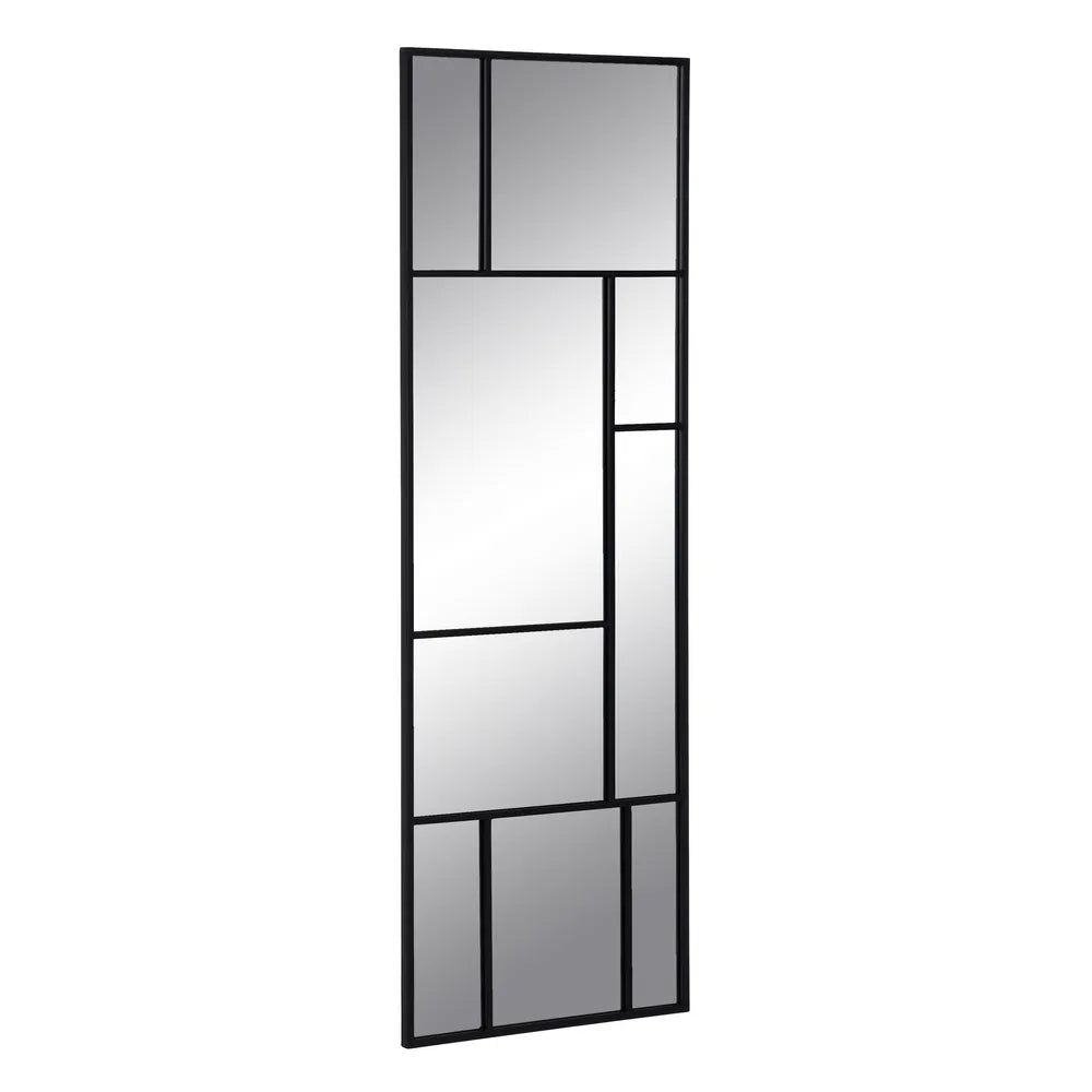 Espejo Ventana de Metal Negro "AXIA" - 50x150cm