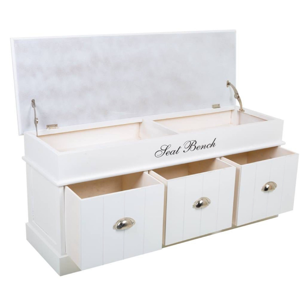 Baúl de madera blanco - Set de 3 Unidades - Shopmami