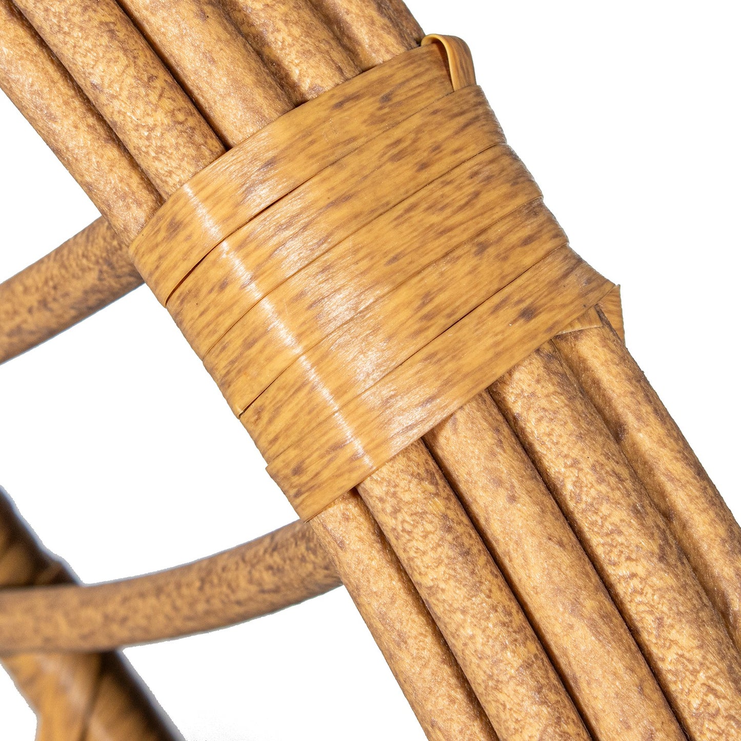 Sillón Balancín de Ratán y Metal - "Natural"