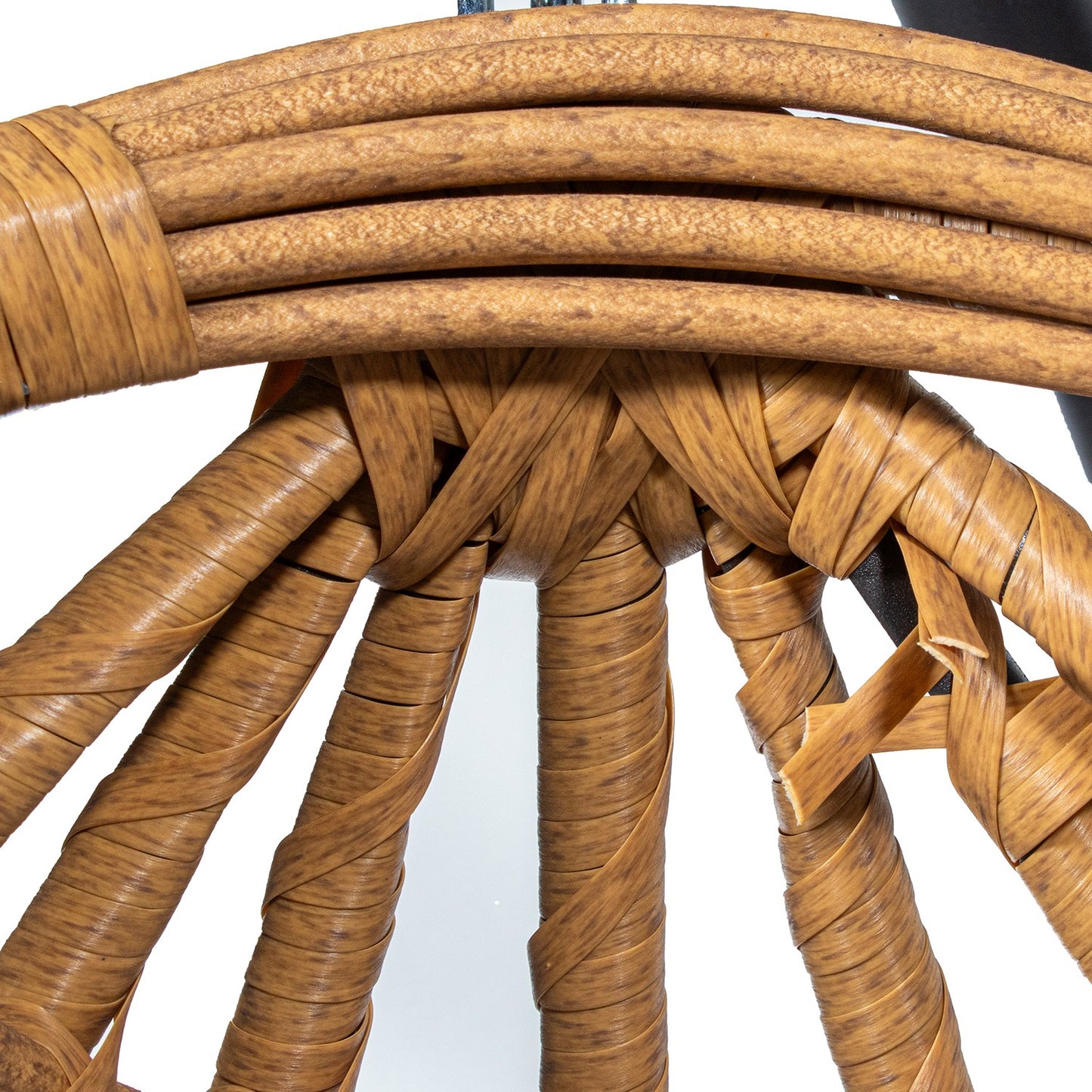 Sillón Balancín de Ratán y Metal - "Natural"