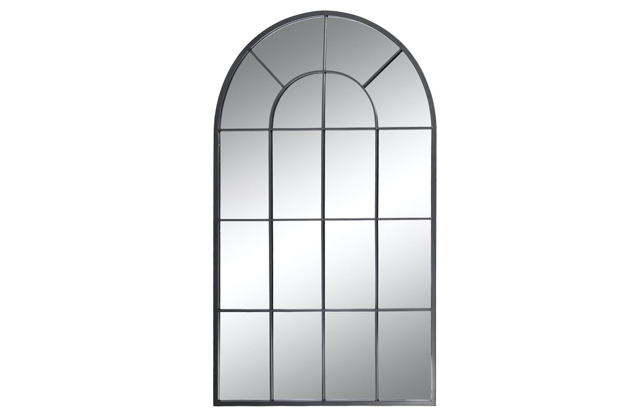 Espejo Ventana de Metal Negro - “Arco”
