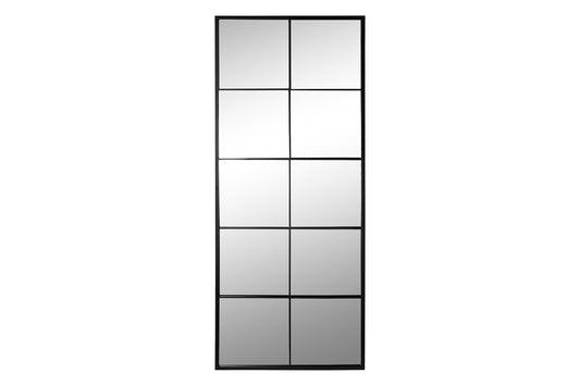 Espejo Ventana Negro de Metal - “NOE” - 150x60cm