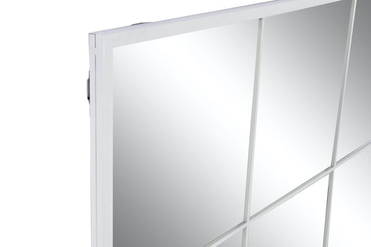 Espejo Ventana Blanco de Metal - “NOE” - 120x90cm