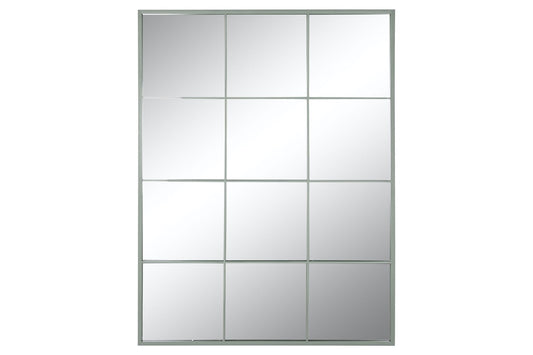 Espejo Ventana de Metal Verde Pastel - “NOE” - 120x90cm