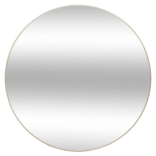 Espejo Dorado de Metal - “Alice” - Ø110cm
