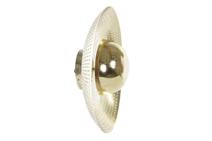 Aplique de Pared Dorado "Domo Luxe"