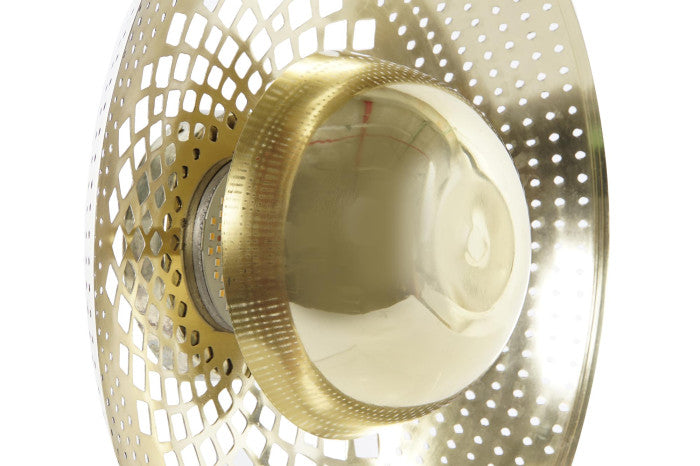 Aplique de Pared Dorado "Domo Luxe"