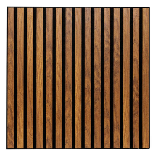 Panel Acústico Decorativo Madera Oscura "KOLVA" - 60 x 60cm