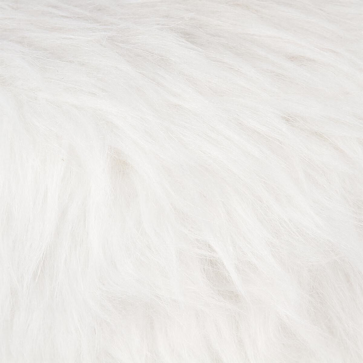Taburete Blanco de Pelo - “Snow”
