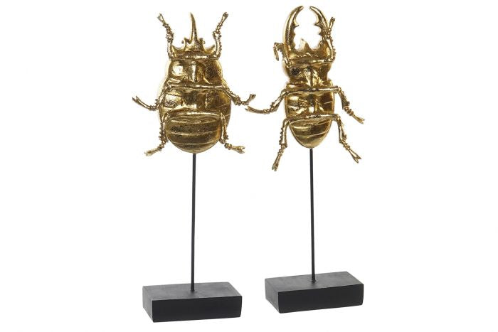 Figura Decorativa “Escarabajo Chic Tropical”